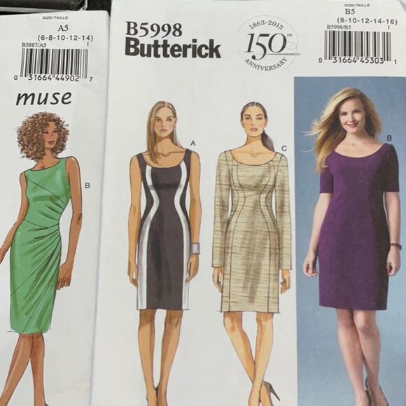 2013 lot -Vogue, Butterick & Simplicity Patterns. - Picture 3 of 8